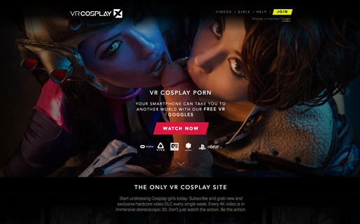 the top virtual reality porn site to have fun with hot cosplayers